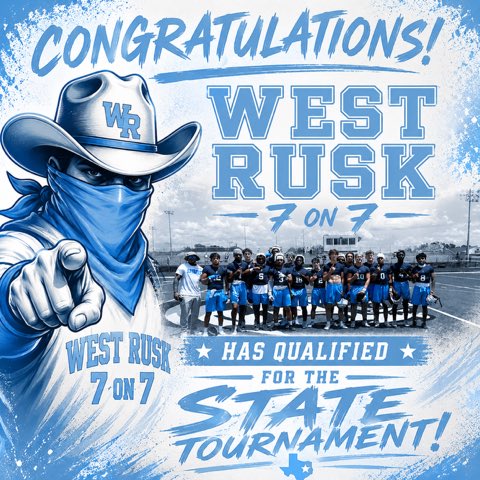 West Rusk Athletics tweet media