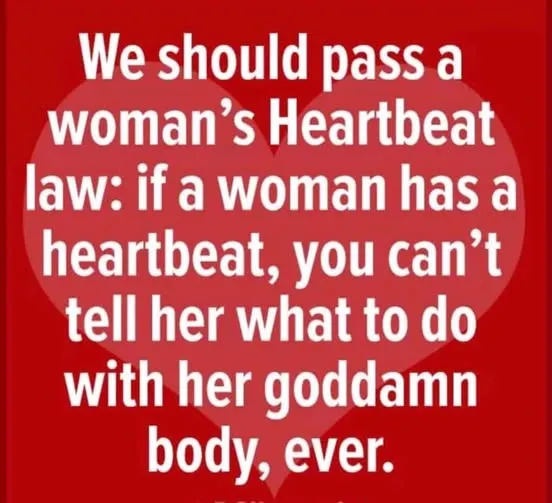 MJdowntheshore's tweet photo. Period. 

Stop this war on women. https://t.co/W0qICxXuEw