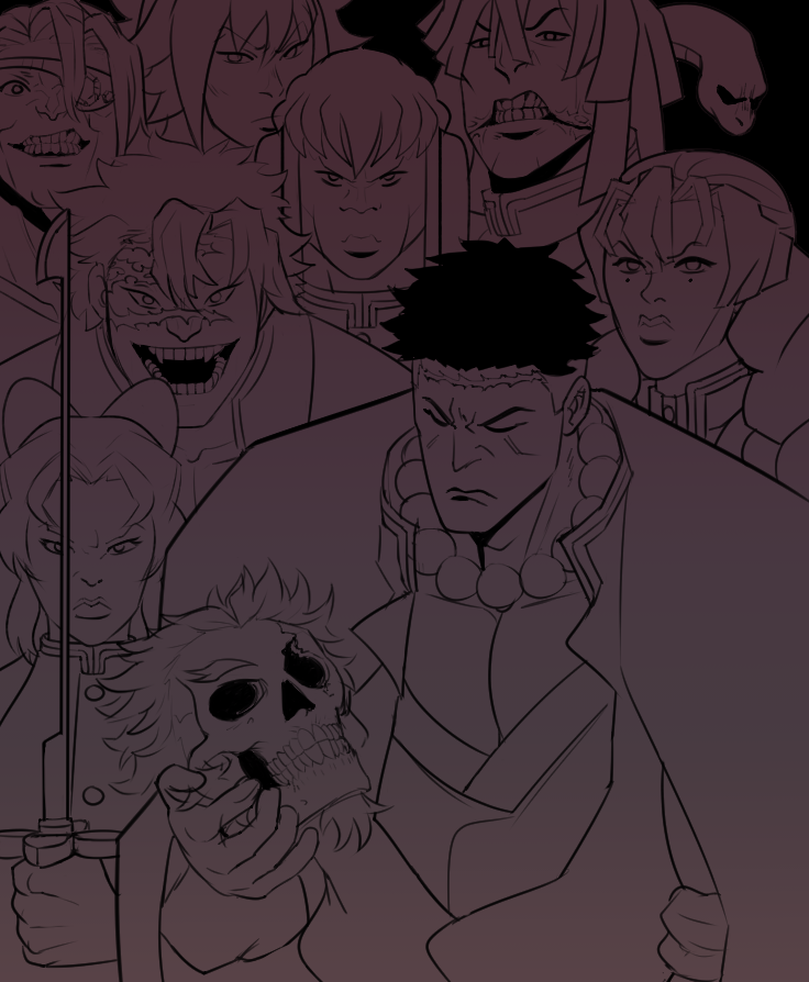 Gyomeilicious's tweet photo. Hah what are my hashira doing wip https://t.co/BJ6ooqJgGV