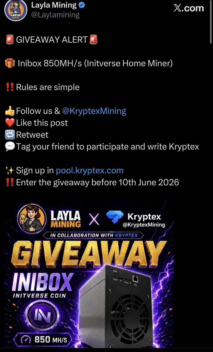Layla Mining tweet media