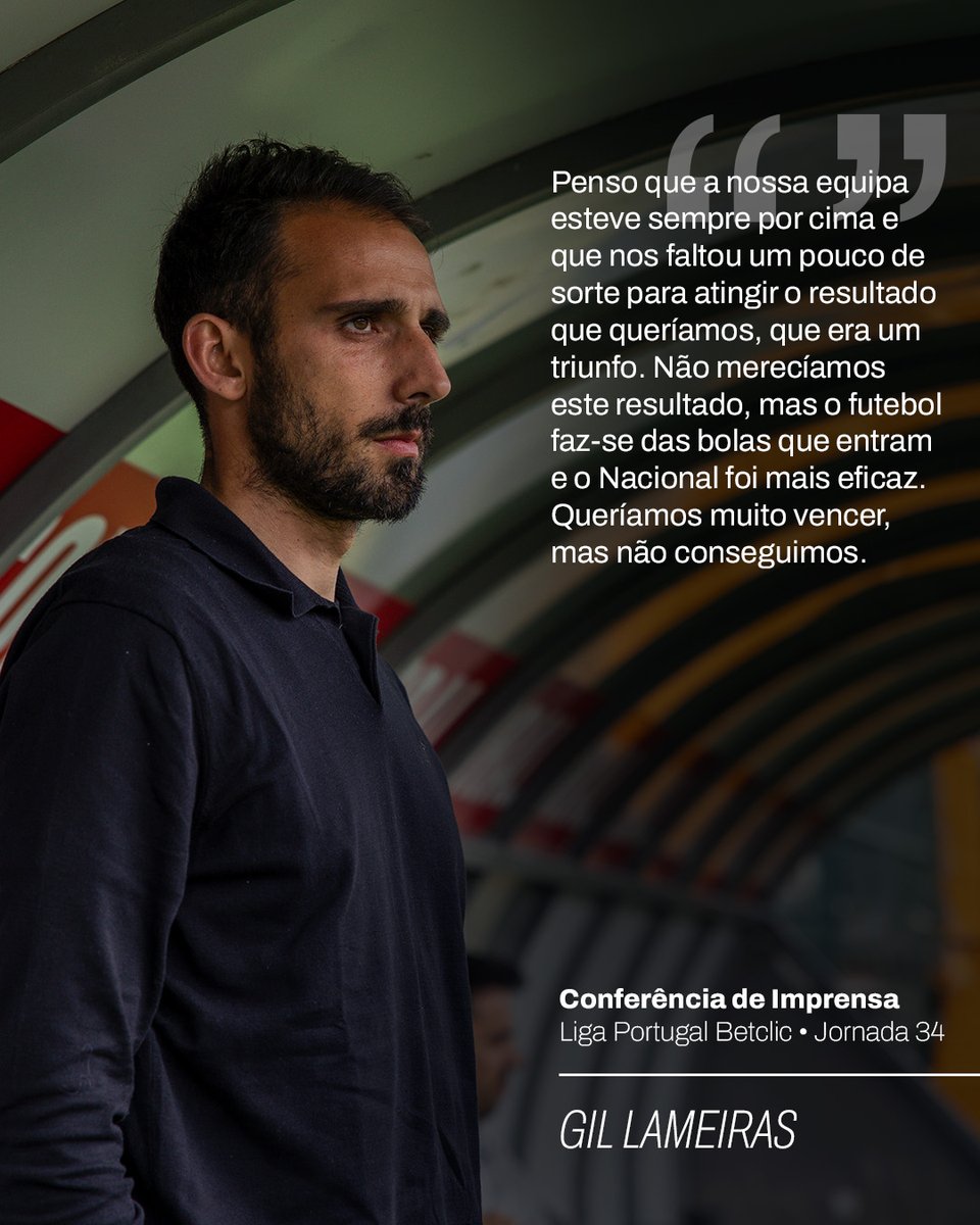 VitoriaSC1922's tweet photo. 💬 As declarações de Gil Lameiras após o #CDNVSC
#UnidosPeloVitória https://t.co/azFp2EWJad