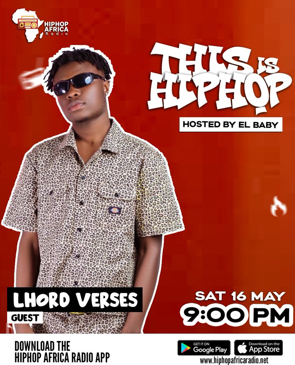 Hiphopafricaa's tweet photo. We have the finest artists joining us in the studio today— @Lhord_Verses and @JayBahd1
Tune in to This Is Hip Hop with your coolest host @elbabytweets at 7:00 PM GMT. Don’t miss the exciting discussions and incredible music.
https://t.co/bqgOyFnwOL
#ThisIsHipHop #LiveNow https://t.co/d35IgxfuRz