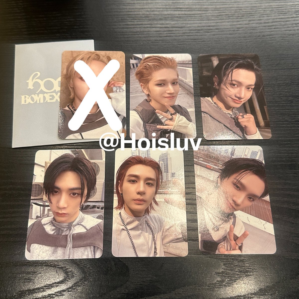 Hoisluv's tweet photo. 보이넥스트도어 뮤직뱅크 공방 포카 양도

❌ 성호 ❌
⭕️ 리우 명재현 태산 이한 운학 ⭕️

성호 제외 일괄 4.5

명재현 태산 운학 >> 각 1.0
리우 이한 >> 각 0.8

보넥도 BOYNEXTDOOR 양도 컴백 포토카드 앨범 위버스 미공포 사녹 뮤뱅 역조공 사전녹화 똑똑똑 반택 https://t.co/0YLKF6GGwJ