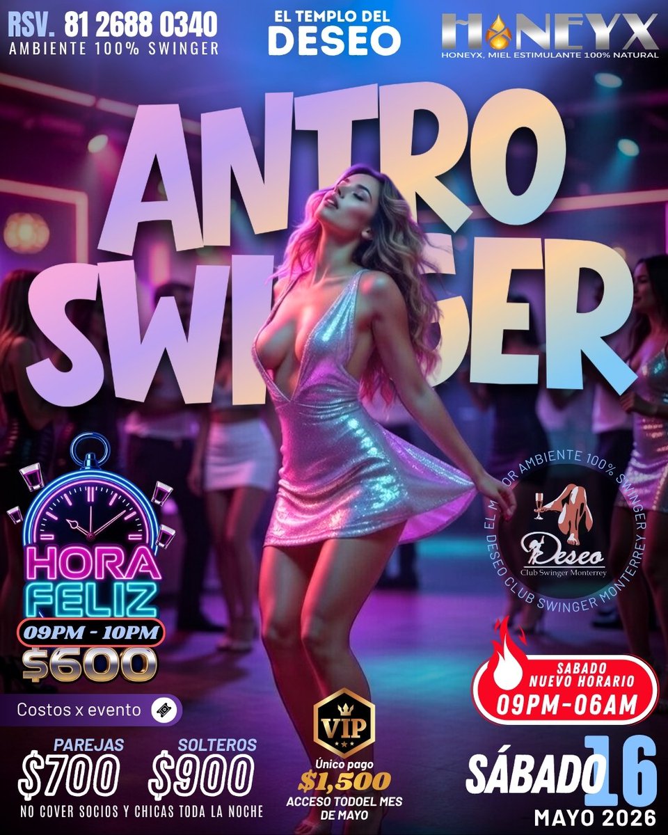 El Templo del Deseo Club Swinger tweet media