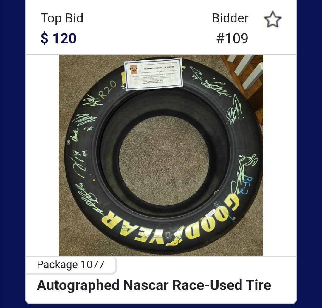 DH34Fan's tweet photo. The @BreakthroughT1D gala in South Carolina is happening in Greenville tonight for #Type1Diabetes and there are some awesome @nascar items available to bid on.  Please retweet and sign up to bid https://t.co/f9Eb8yBFMN

@chasebriscoe @BubbaWallace  @riskybrisky5  @DavidRagan @Blaney @keselowski @Chris_Buescher @RyanPreece_ @ToddGilliland_ @JoeGibbsRacing @23XIRacing @Team_FRM @Erik_Jones @ToyotaRacingUSA @DavidWilsonTRD
