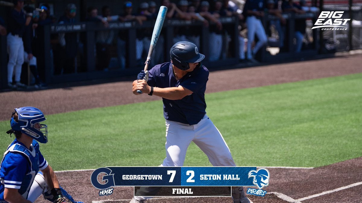 GtownBaseball's tweet photo. Ended with a W!

#HoyaSaxa #HoyaBold https://t.co/XFB2eFWJez