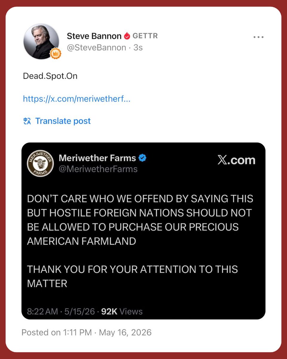 Bannon’s WarRoom tweet media