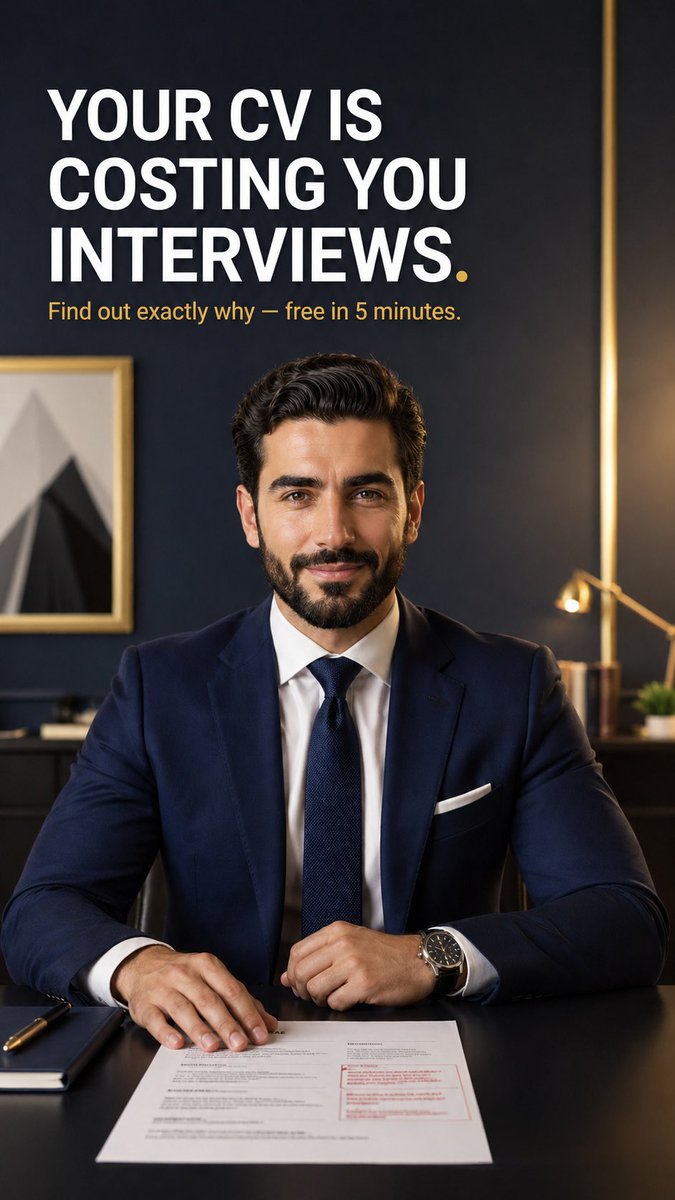 GoProCVita's tweet photo. Your CV might be getting rejected before a recruiter sees it.

ATS systems scan it first.  
Recruiters skim it in seconds.  
And if your positioning is unclear, the role goes to someone else.

We built a free CV evaluation that shows: 👇🏼 https://t.co/qbYck63vka