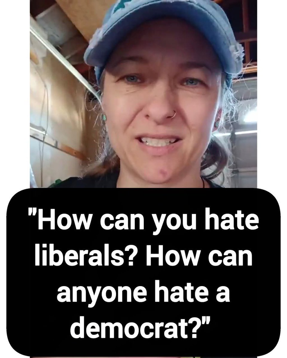 janninereid1's tweet photo. She can't be serious! 🤨
I mean,  I don't HATE anyone unless I have a really good reason...it's a strong word. 
But, I can probably come up with a nice long list as to why I DISLIKE you lunatics. 

Why do YOU dislike Democrats so much? https://t.co/LFo4euJjlP