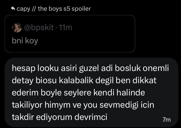 capy // the boys s5 spoiler tweet media