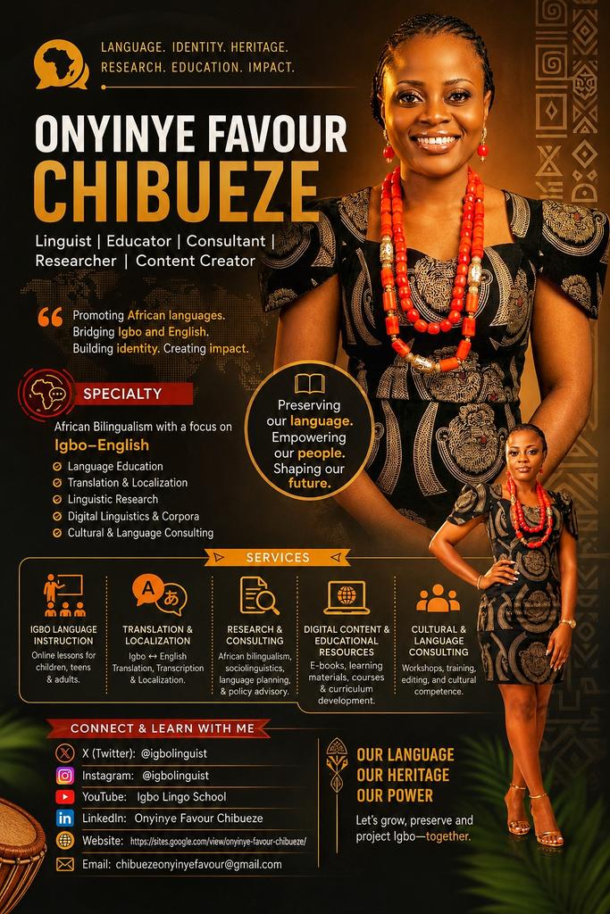 Onyinye Favour Chibueze (@igbolinguist) / Posts / X
