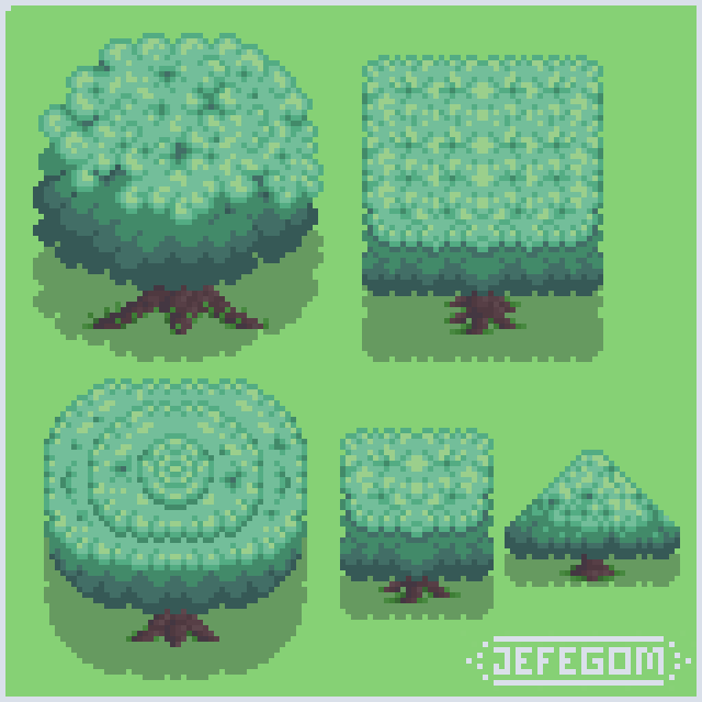 JefeGom's tweet photo. Trees
#pixelart #gameassets #indiedev https://t.co/YTyG7Eqan2