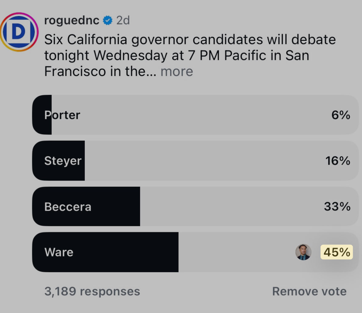 Dr. Butch Ware for California Governor 2026 tweet media