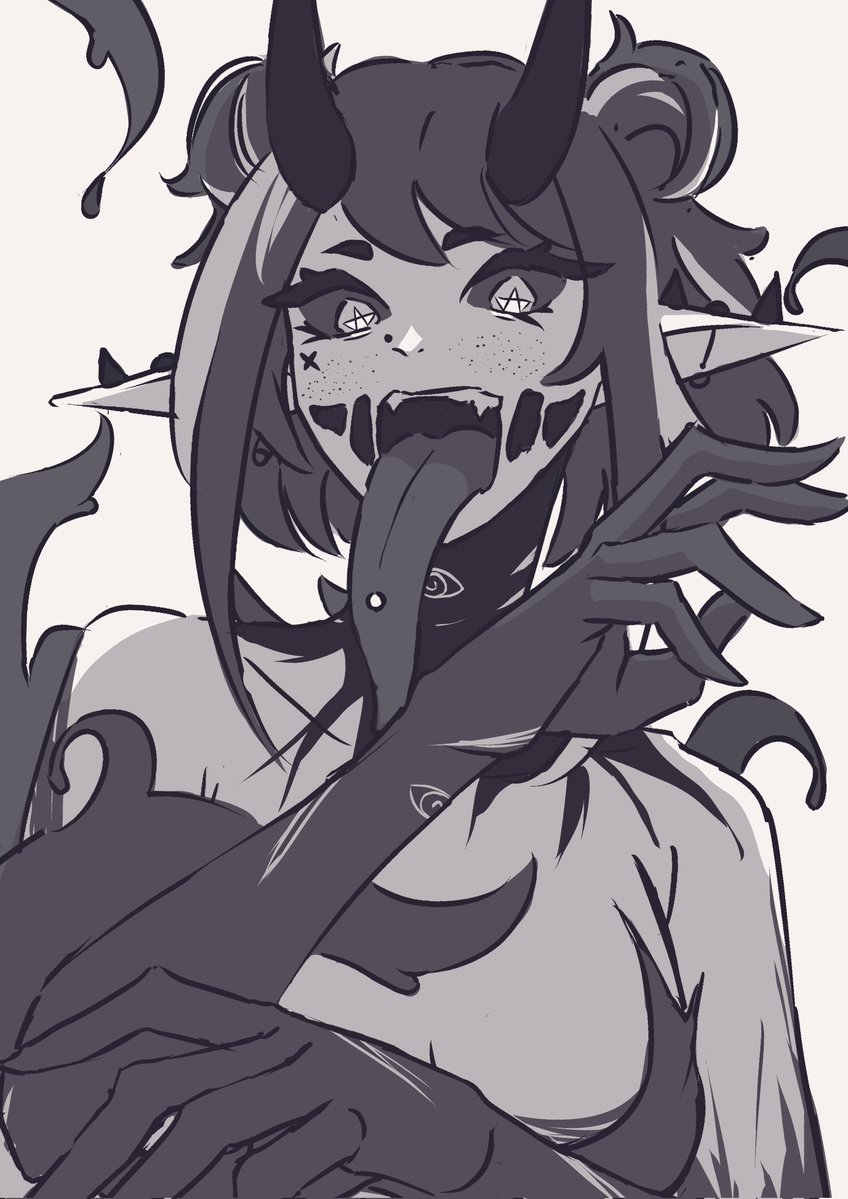 Eyara 🦷𝖍𝖔𝖗𝖗𝖔𝖗🦷💜 tweet media