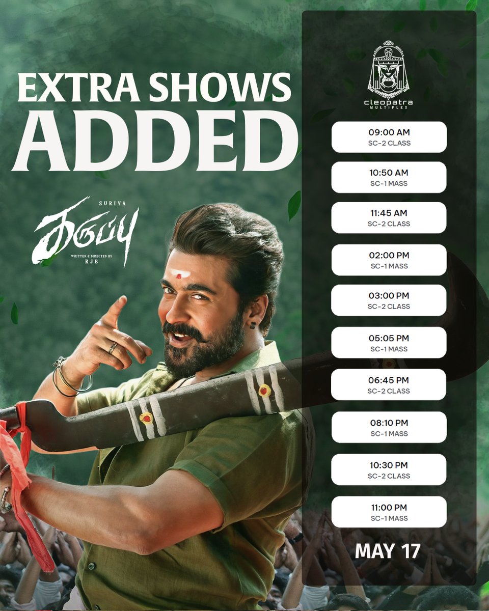 Cleopatra Multiplex tweet media