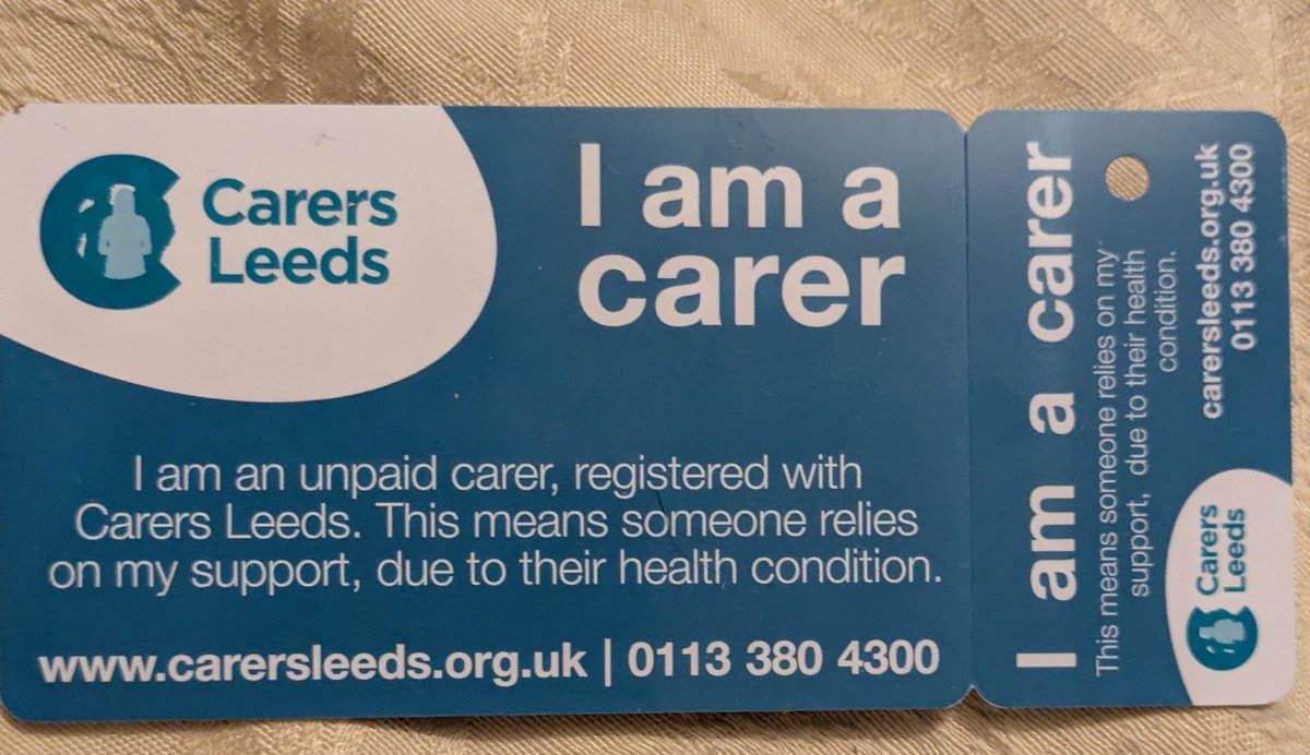 davegregson401's tweet photo. Supporting our unpaid carers. The carers card scheme thanks to @CarersLeeds .
Without unpaid carers the health and social care system would collapse. @VolActionLeeds @YCAlliance @LeedsNews @dailytelegraph @CarerCommunties @alison_4life @WestYorkshireCA @YCAlliance @CivilSocietyUK https://t.co/vzoSZqLNvr
