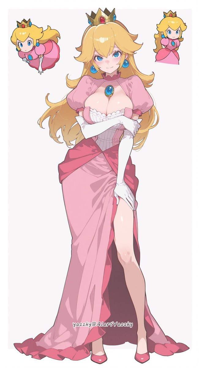 AiartYasshy's tweet photo. #ピーチ姫 #PrincessPeach https://t.co/9IusxZevff