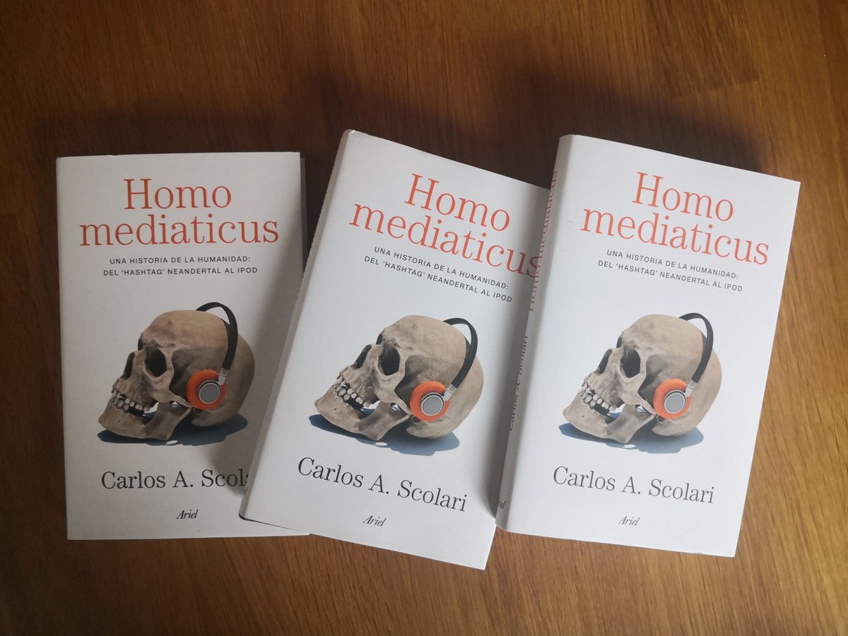 cscolari's tweet photo. Espero que #HomoMediaticus ayude a entender de dónde venimos, pero, sobre todo, hacia dónde vamos 👉 Aquí puedes leer el prólogo de "Homo mediaticus. Los fósiles nos cuentan historias"  https://t.co/a75ATRqtR2 https://t.co/LH8JHkTHFV