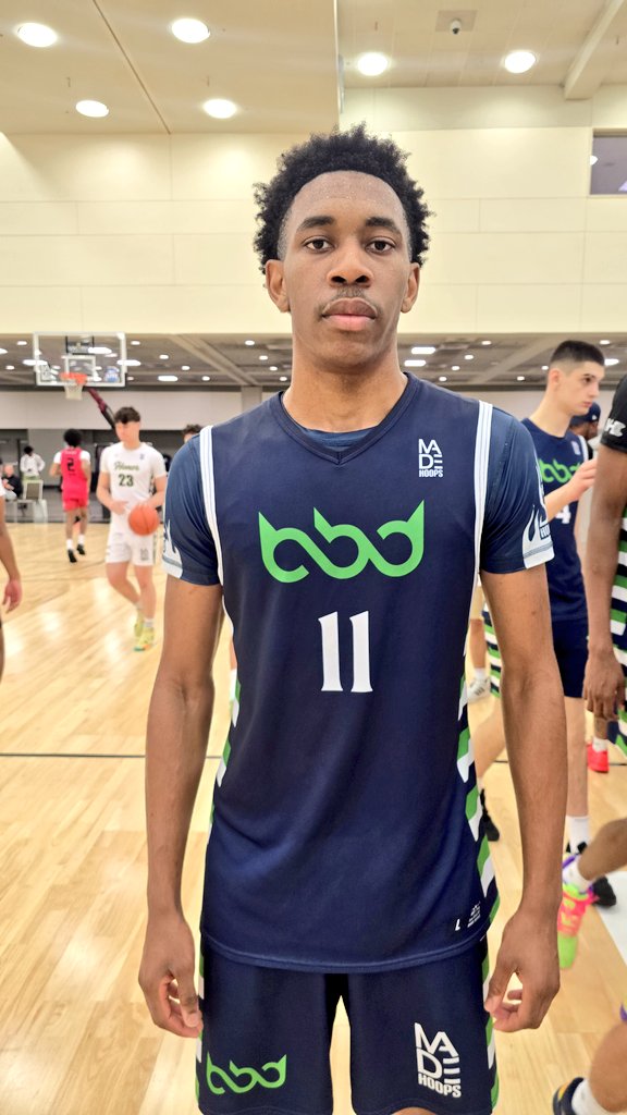 MarcusHelton's tweet photo. The Ball By Design (FL) MHC 17U duo of Anthony Walcott (24 points) and Quincy Douby Jr. (19 pts, 7 rebounds) led the way in a 76-63 win over Sideline Cancer MHC at DMV Live.

Cam Sweeney had 23 for Sideline, while Cole Trn finished with 16. https://t.co/XpLrWMcv6Q