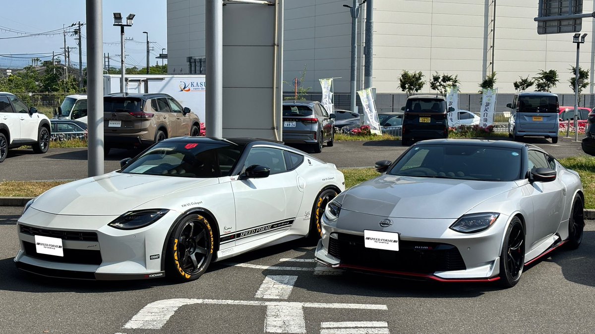 speedforme1's tweet photo. RZ34、S30Z スピードフォルム
本日は、
日産大阪高槻店にて、
nismoフェアに
参加させていただきました。

たくさんのご来場、
ありがとうございました。

また明日も
お待ちしております。

#日産大阪高槻店
#nismoフェア
#rz34カスタム
#フェアレディZ https://t.co/Qb87og7FpA