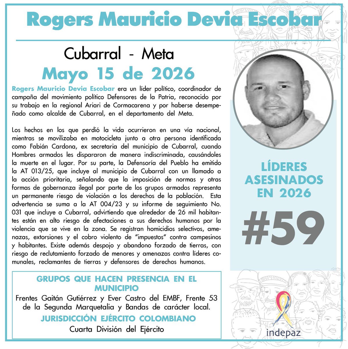 INDEPAZ tweet media
