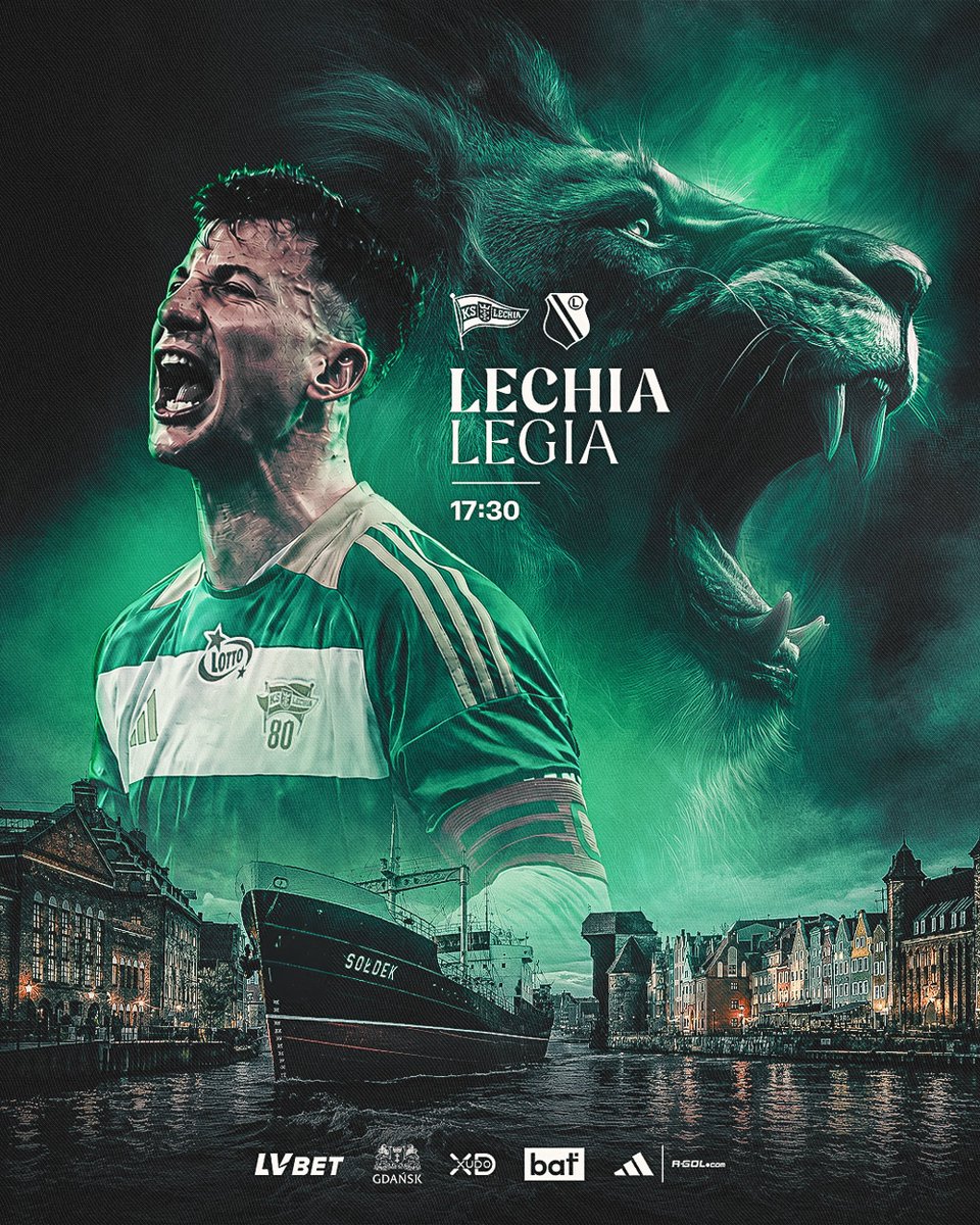 LechiaGdanskSA's tweet photo. ⚪️ DZIEŃ MECZOWY 🟢
🏆 @_Ekstraklasa_ 
🆚 @LegiaWarszawa 
⌚️ 17:30
🏟️ Polsat Plus Arena Gdańsk
🎟️ https://t.co/mgnwF8r7Ub

Lechijko wygraj mecz!
#LGDLEG https://t.co/Sa8cI10SMt