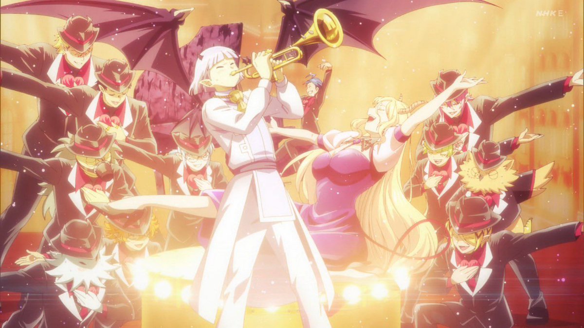 CrashVSX's tweet photo. This was worth the wait. HOLY. This was such well animated the music and singing was so good. And the finale masterpiece. Little more than 3 years since season 3 and I read what was gonna happen in season 4 but this blew it out of the water. PEAK.
 #WelcometoDemonSchoolIrumakun https://t.co/57tUf7jA0s