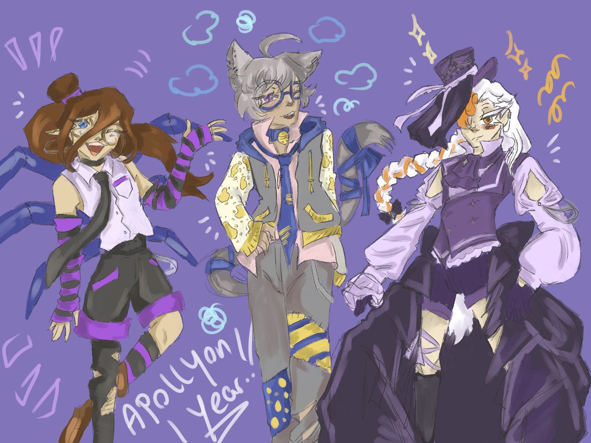 V_Orphic's tweet photo. Happy one year anniversary to our first gen Apollyon! Here's to many more years to come 🥳🥳 

There will be a Collab stream tomorrow more information to come later, stay tuned! 

#vorphic #indievtubergroup #ENVtubers https://t.co/8JHOcmVkSE