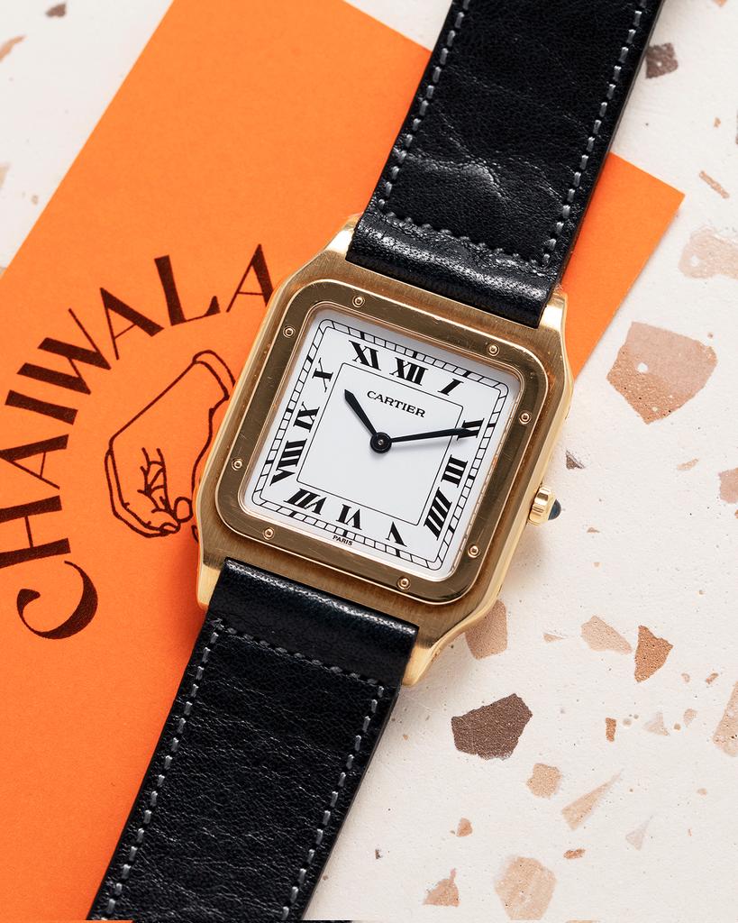 GntlemansGeek's tweet photo. Cartier Santos Dumont 1575 'Paris' https://t.co/aVUvLZ3AZr