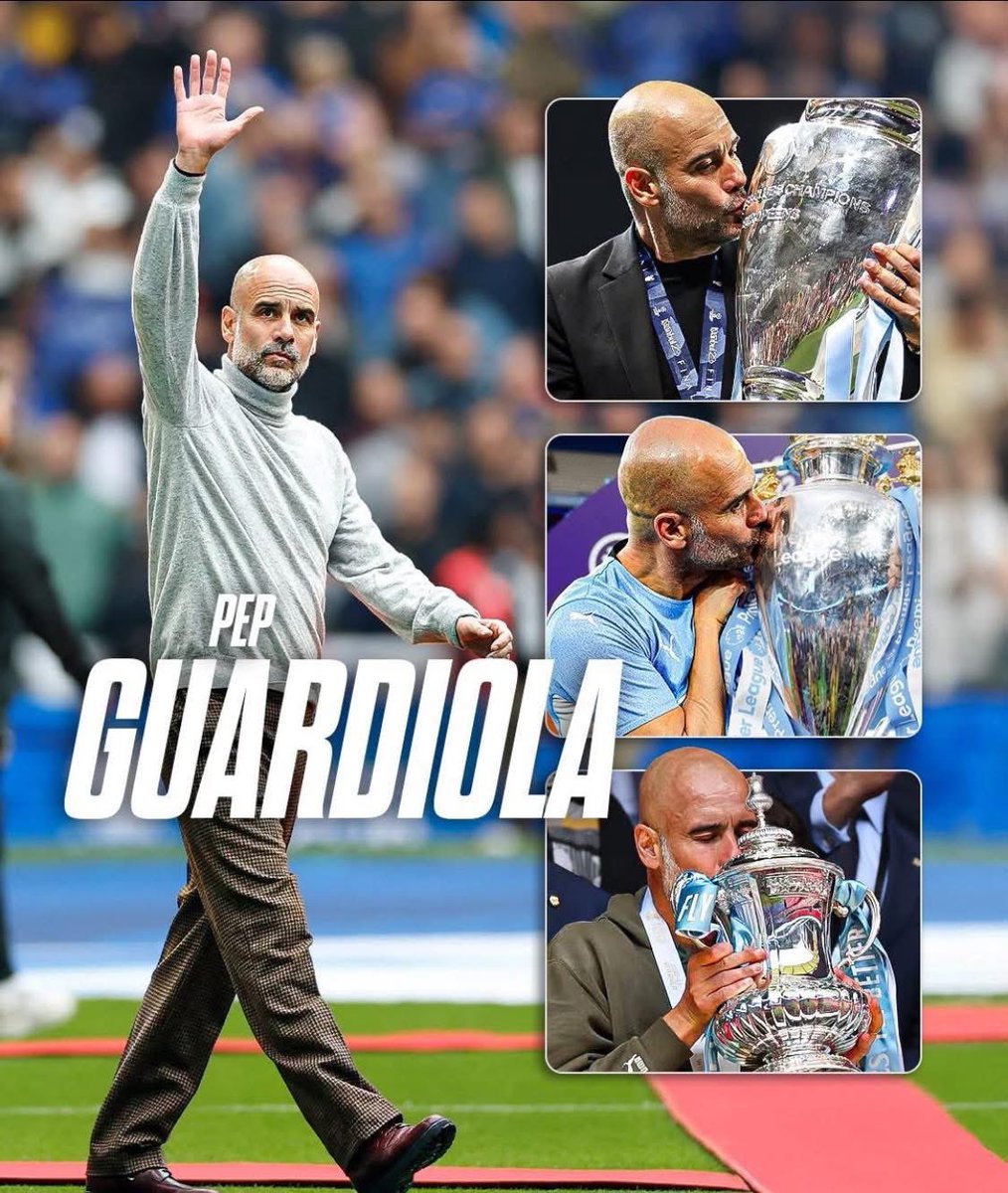 EmperorSporty's tweet photo. Pep Guardiola has now won 𝐓𝐖𝐄𝐍𝐓𝐘 trophies as manager of Manchester City 🐐

🏆 1x Champions League
🏆🏆🏆🏆🏆🏆 x6 Premier League
🏆🏆🏆🏆🏆 x5 League Cup
🏆🏆🏆 x3 FA Cup
🏆🏆🏆 x3 Community Shield
🏆 1x UEFA Super Cup
🏆 1x FIFA Club World Cup https://t.co/AKltDf59SW