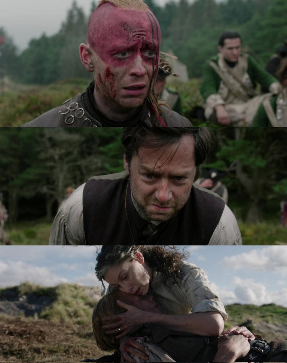peekaboo_jen's tweet photo. If you look up devastated in the dictionary these three pictures are listed as examples.

#outlander https://t.co/At3hjuZJUV