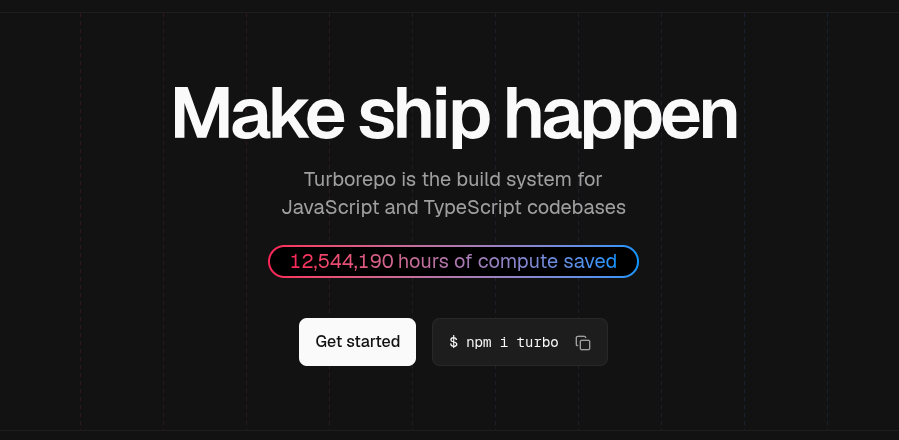 Y4M06's tweet photo. I was just checking Turborepo after seeing a video by @mattpocockuk  on the fewest deps for monorepo.

Gotta say, I was sold by the title I was greeted with xD https://t.co/jPOMIaY01O