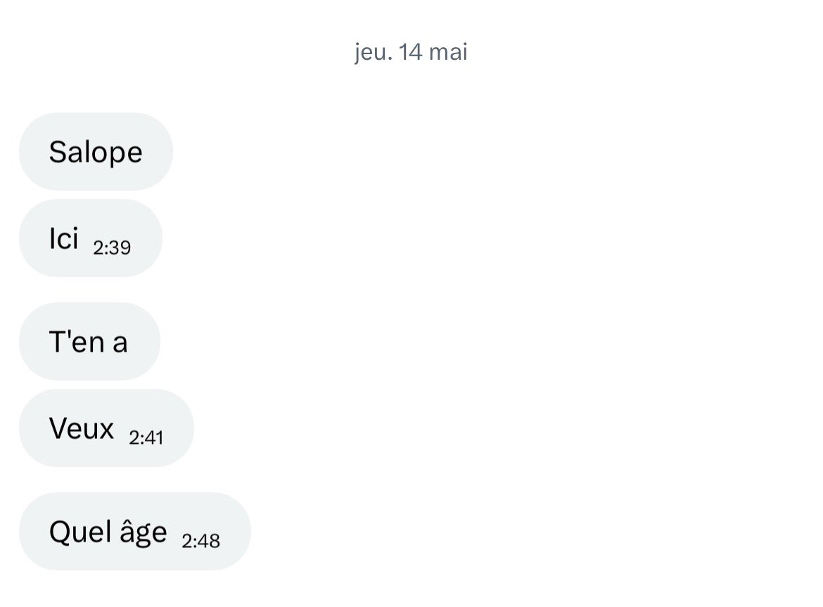 mrndlf's tweet photo. mes dm sont vrmt de qualité https://t.co/Pa3g4xMc8r