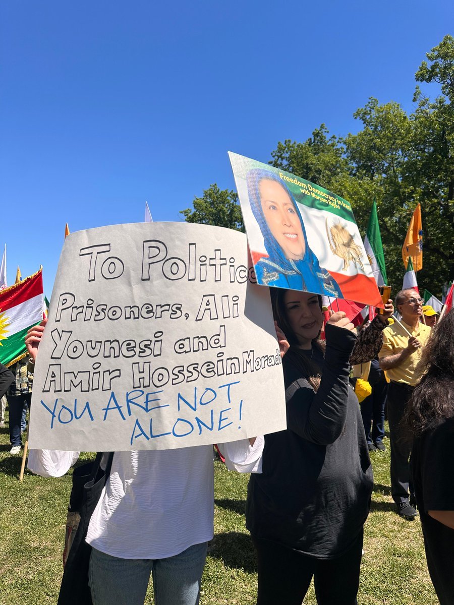 NCRIUS's tweet photo. NOW: Scenes of #DCFreeIranRally to #StopExecutionsInIran and support a democratic republic in Iran https://t.co/4MTQPu4Suy