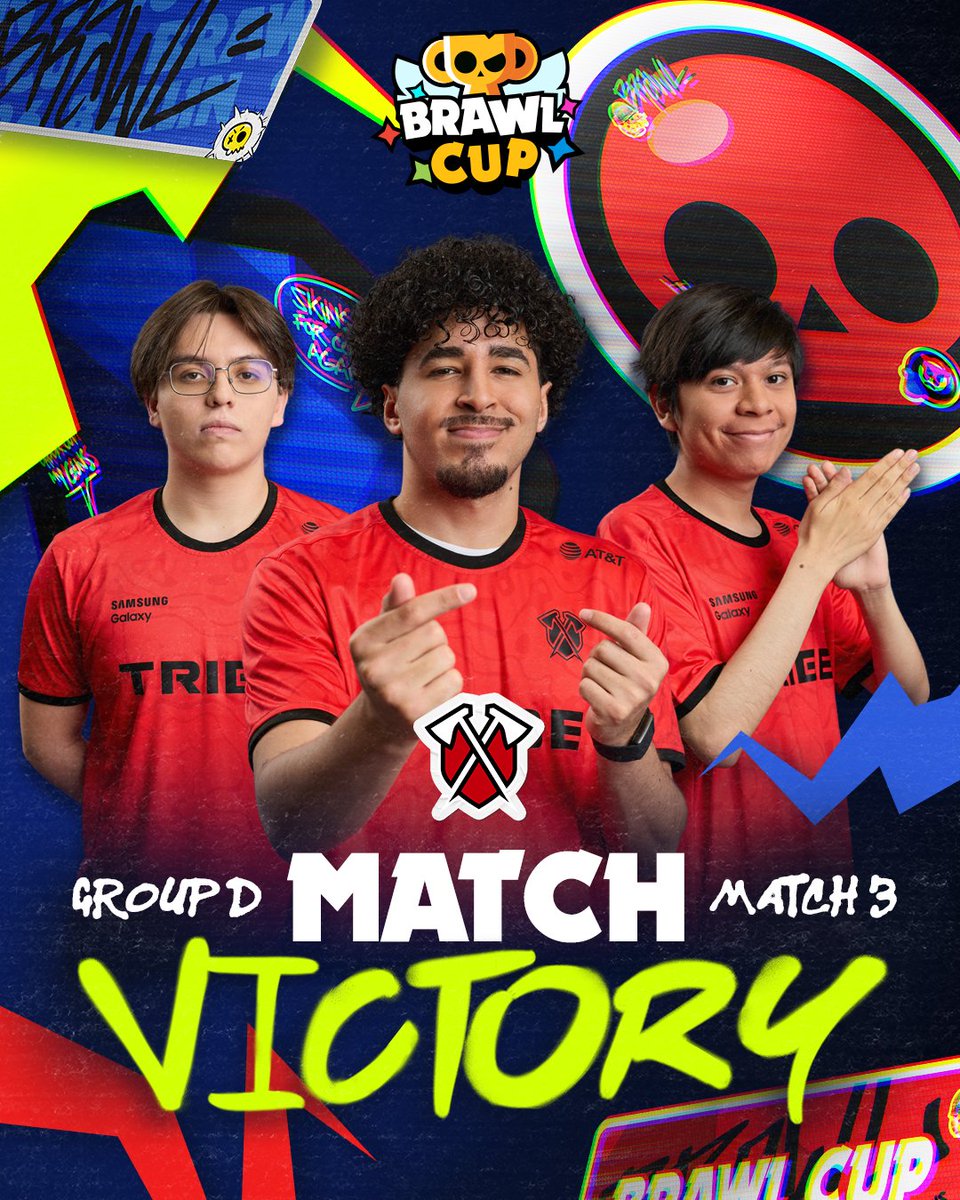 Brawl_esports's tweet photo. Topping the standings 🪓

@TribeGaming defeat Toxic Lotus, ending up as the first seed from Group D 🥇

#BSC26 #BrawlStars https://t.co/Z1ydvcsBom