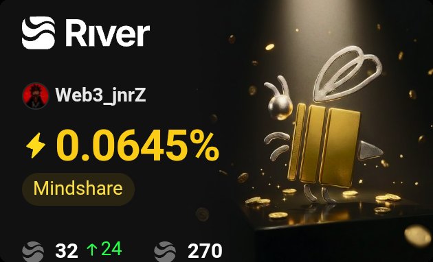 emmzy_nft's tweet photo. Omg
So @RiverdotInc still loves me 😳
When I thought the relationship was over after seeing zero points and < 10 points 💔 
Buh I earned 32 $River pts today making total of 270 points ranking me at 732 on Amplifier level
Thank you @River4fun 
Still bullish on $River https://t.co/sonnO8GzsT