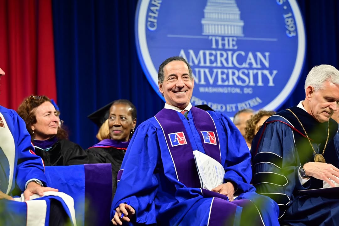AmericanU's tweet photo. And just like that, our final commencement ceremony wraps up — but the journey of these graduates is just beginning. Congratulations to the @AUWCL graduates on this remarkable achievement! #2026AUGrad https://t.co/ePaJdFU9Wb