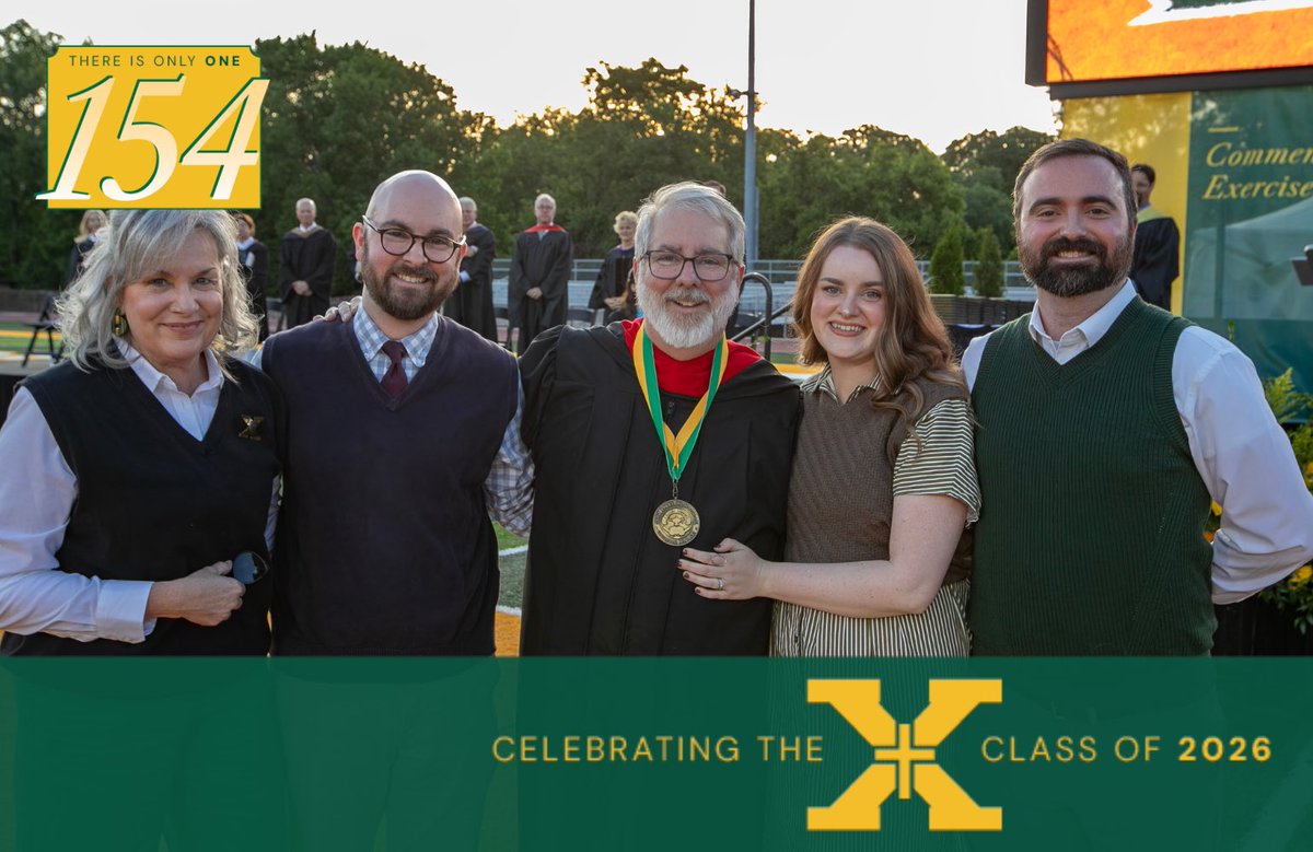 stxtigers's tweet photo. Welcome to a lifelong Brotherhood, Class of 2026! 🎓 The 154th graduating class now joins a proud legacy of Saint Xavier alumni.

Congratulations to William J. Roby Sr. ’65, recipient of the Outstanding Alumnus Award, as well as Jim Stairs (Borders Excellence in Teaching Award) and Christian Corrigan (Xaverian Award).

#WeAreStX
#Classof2026