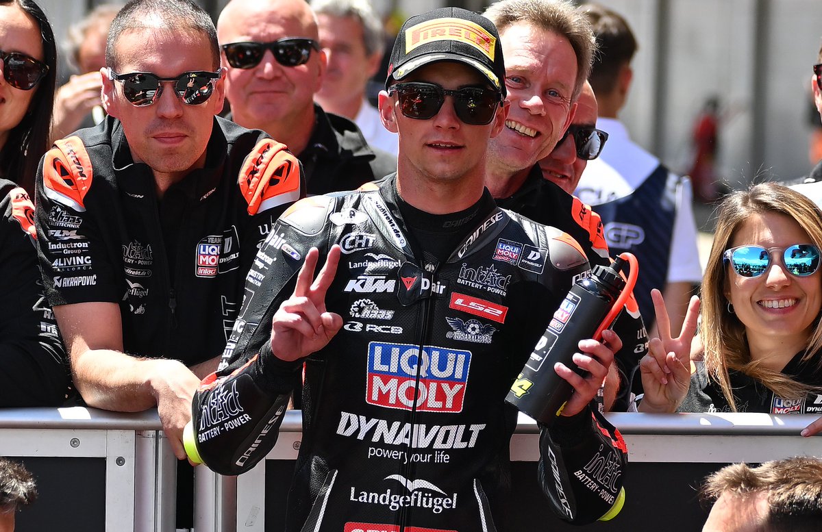 dainese's tweet photo. @david64official will start the #CatalanGP of the #Moto3 class from the front row thanks to a brilliant P2 in today's qualifying. Well done! #dainese https://t.co/NhUxcBGFMU