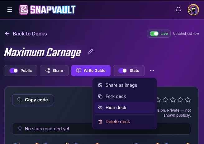 SnapVault tweet media