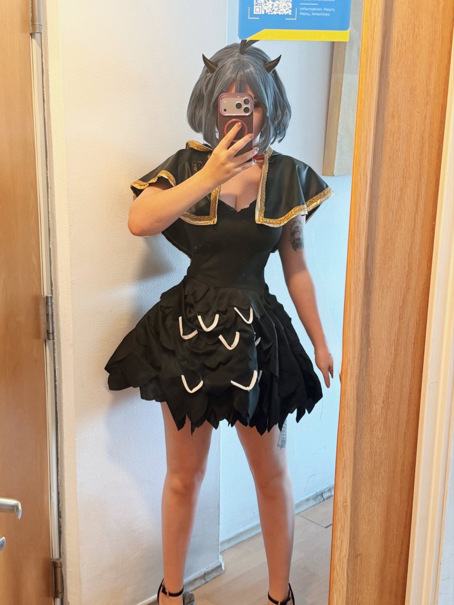MaguiSunshine's tweet photo. Nero o secre? Como le dicen ustedes? 

Mi nuevo cosplay de black clover 🍀🖤 https://t.co/U8BVkOHetG
