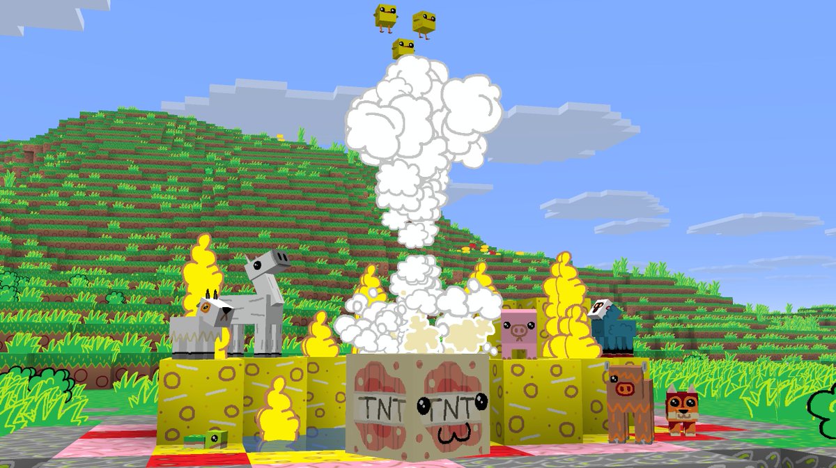 Strideyyyy's tweet photo. Sulphur and babies update for MS Painted YAYYYYY!!!!!!!! #Minecraft https://t.co/MX1i7qkxzA