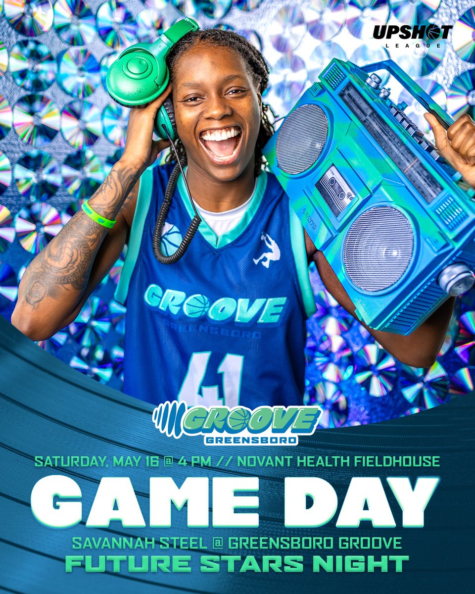 gsogrooveupshot's tweet photo. 🎶🎧Our playlist has no skips! It's GAME DAY, and don't forget to join us for Fan Fest 2-4 PM!

📍Novant Health Fieldhouse
⏰ 4 PM/ET
🆚 @savsteelupshot
🎟️ https://t.co/BeD9aIGVpM
📺 https://t.co/MmKZjR2VpY https://t.co/H8yLLY6LTQ