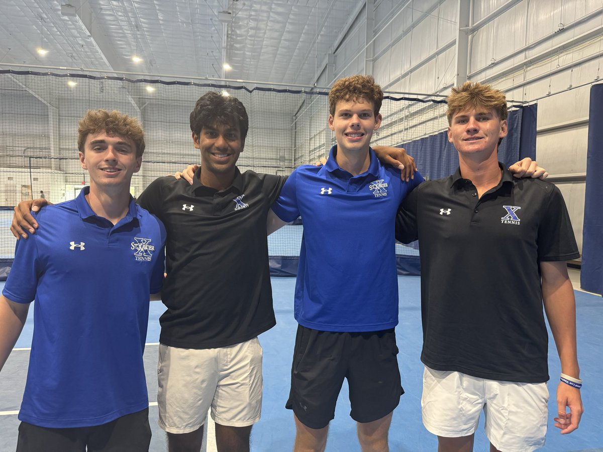 StXavierTennis's tweet photo. Congrats to Carson, Nihal, Conor, Henry, David &amp; Gus  for finishing 1st, 2nd &amp;3rd in the Cincinnati Sectional! https://t.co/LWuUyeWBox