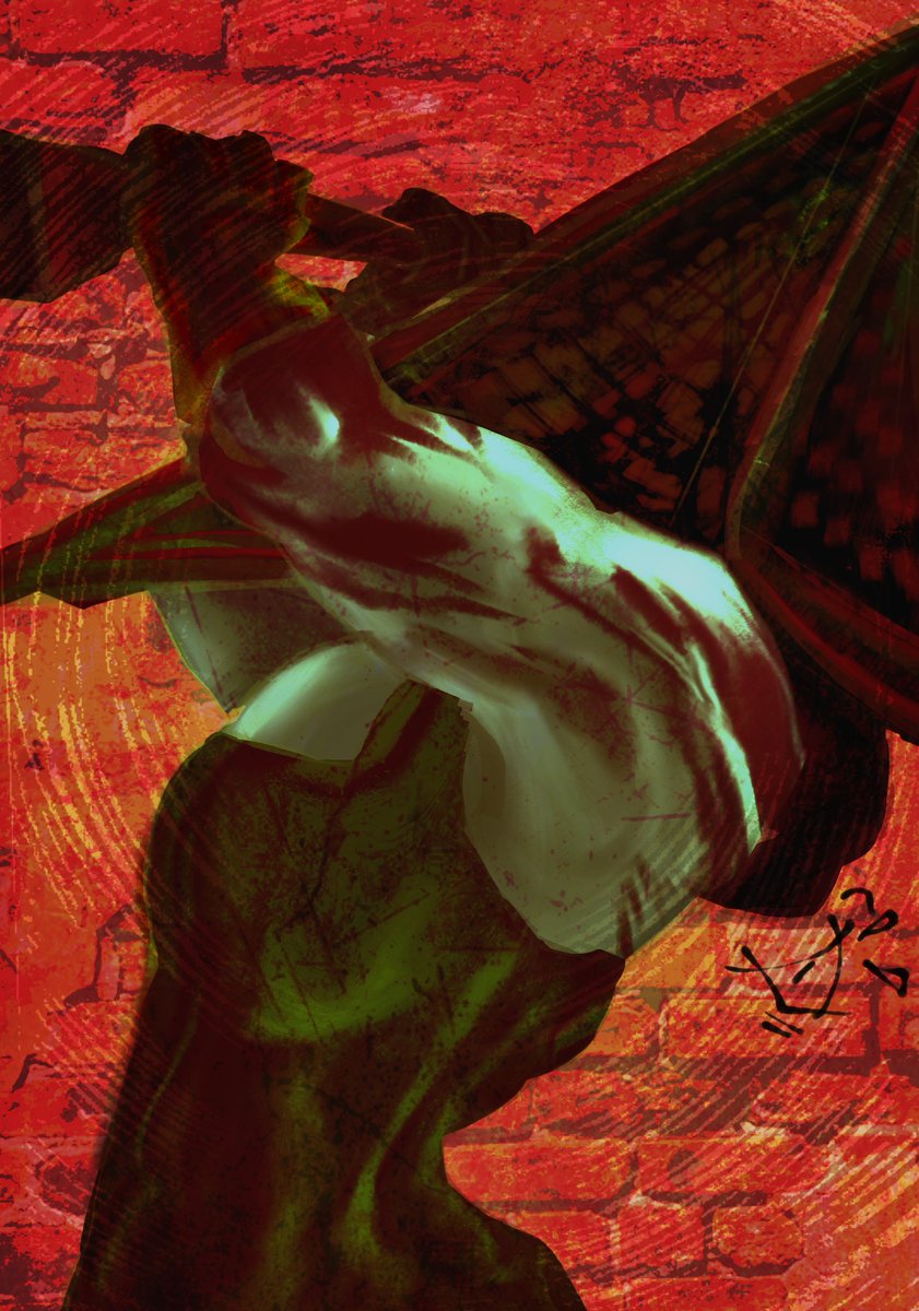 jaxtr_s's tweet photo. ⚠️ blood warning

#pyramidhead #silenthill2 #silenthillfanart #pyramidheadfanart #jamessunderland https://t.co/i6fhPyoU5x