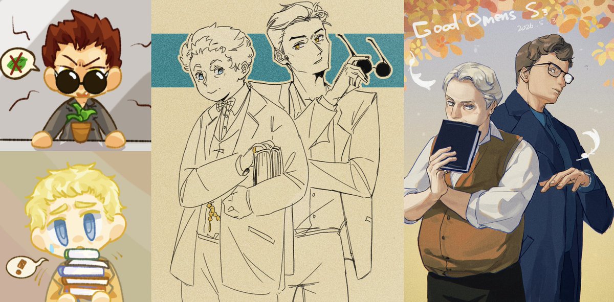 WCat42's tweet photo. #Goodomens
主播和GO的6年😭 https://t.co/isT28KbCtY