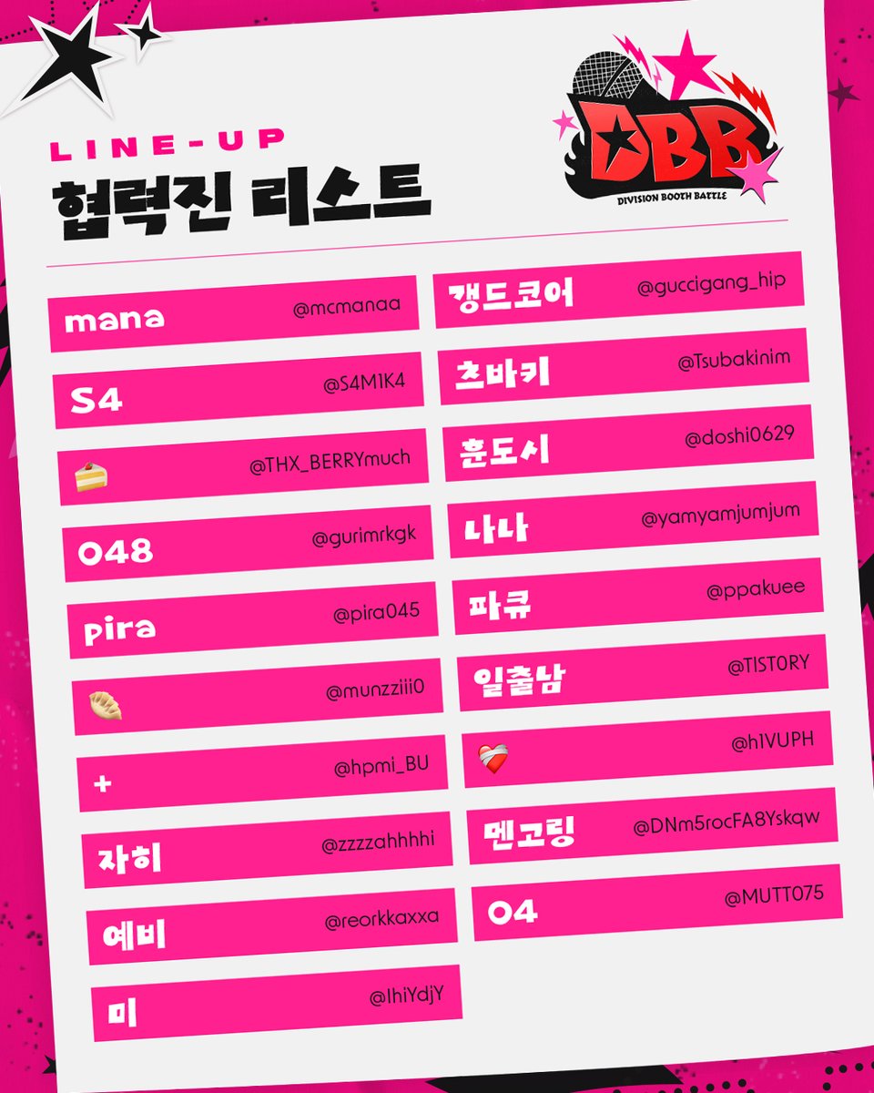 히프노시스 마이크 쁘띠존 -Division Booth Battle- 1st tweet media
