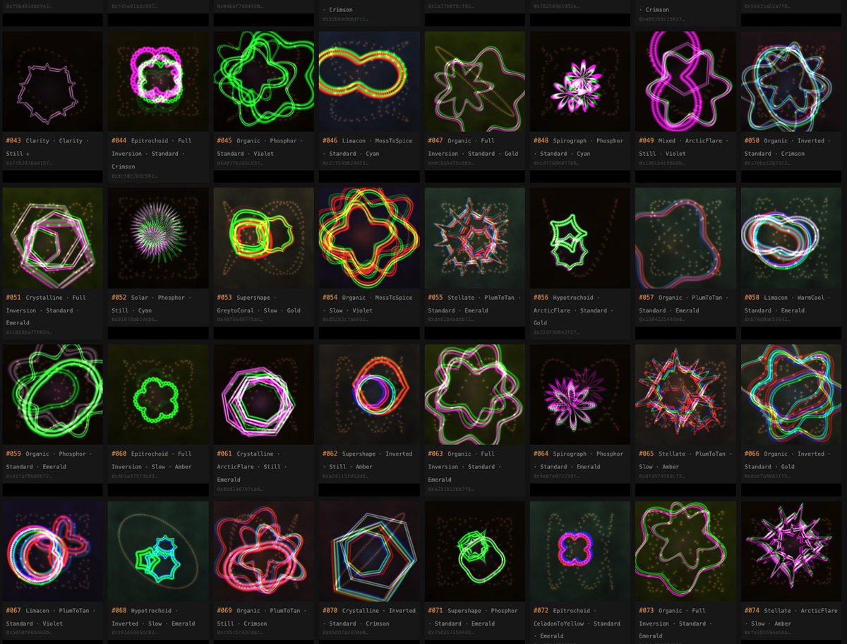 SQuinonesColon's tweet photo. https://t.co/JhNEjyN1WT
Finally done with Residue or rather can't add anything else without subtracting. Mint starts 2:00 PM Eastern, 11:00 AM Pacific on Tuesday the 19th @TransientLabs .
#generativeart https://t.co/LmumTszLgP