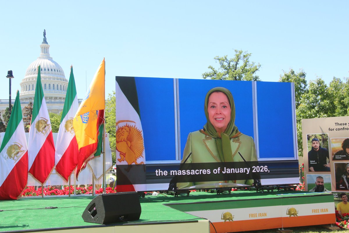 Maryam Radjavi tweet media
