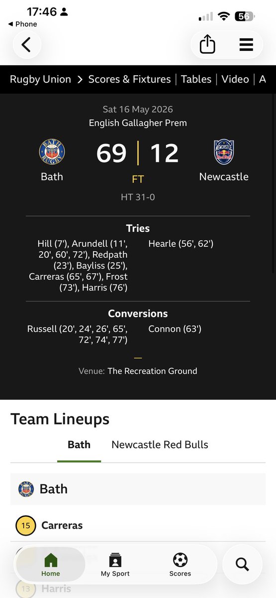 SCutlerIFA's tweet photo. Good to be back at the @RecBath to see the lads bounce back to winning ways. By no means perfect but big improvement from last week. Well played all. 🔵⚫️⚪️ https://t.co/whGMSn4wW8